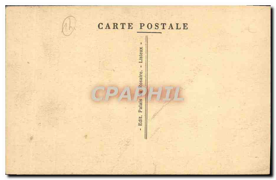 CPA Lisieux Rue de la paix portail de l'eglise st jacques — Verso