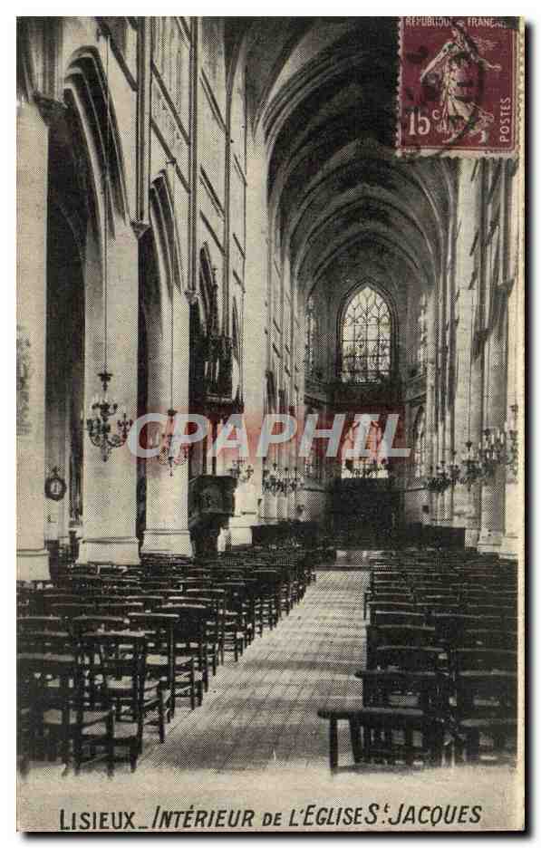 Lisieux — Intérieur de l'église Saint-Jacques — Édition Palais du Rosaire