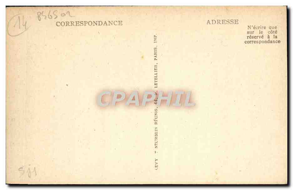 CPA Lisieux Le jardin public et le musee — Rückseite