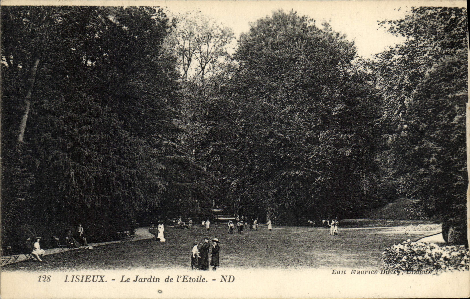 LISIEUX - Le Jardin de l'Étoile - Édit Maurice Duvé, Lisieux