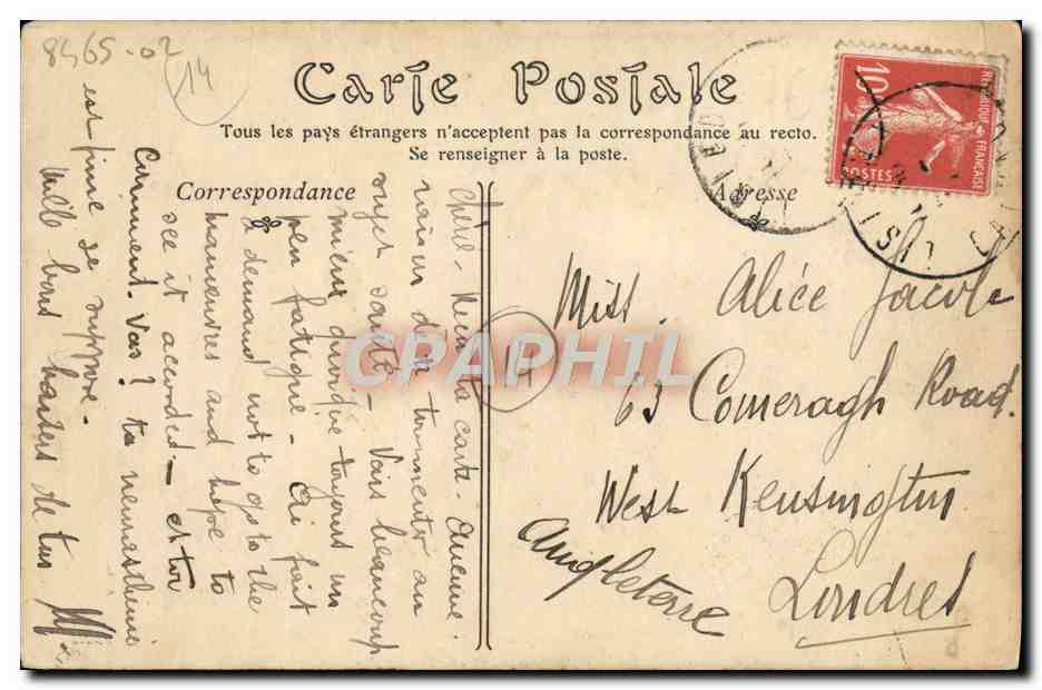 Lisieux — La Rue aux Frères — A.G. Phot. — Achterkant