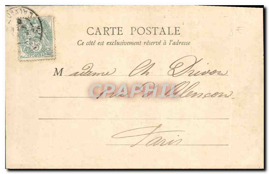 CPA Lisieux vieilles maisons de la place du marche au beurre — Rückseite