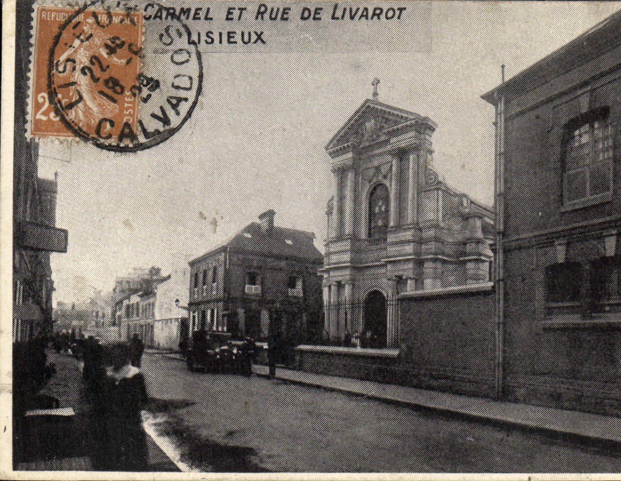 Kirche des Karneols und Rue de Livarot — Lisieux — Edition Palais du Rosaire