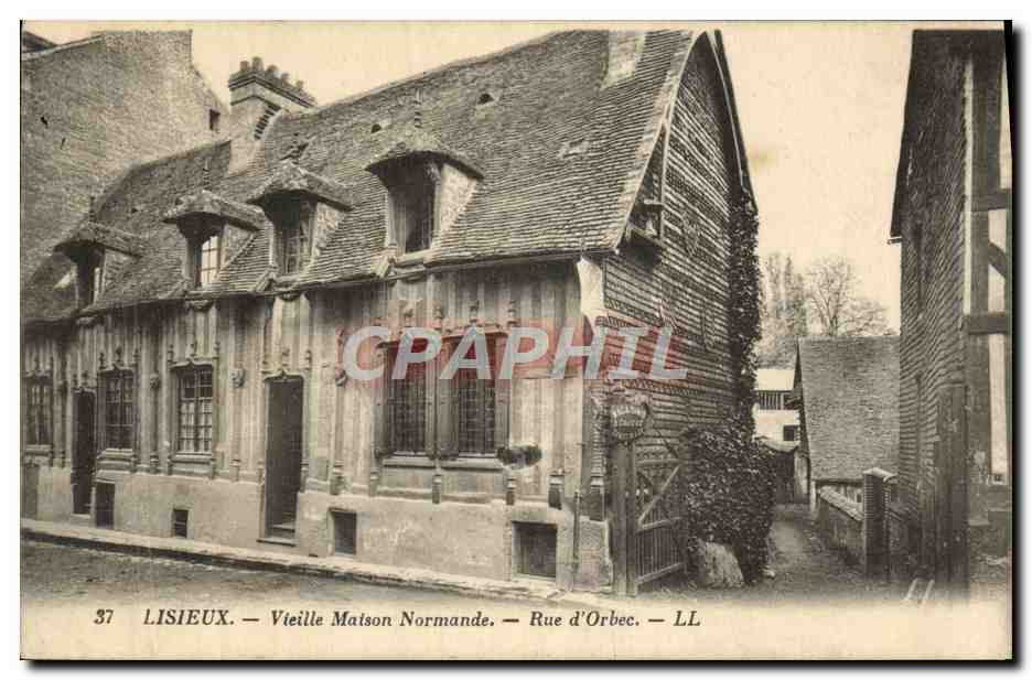 Lisieux — Altes normannisches Haus — Rue d'Orbec — LL