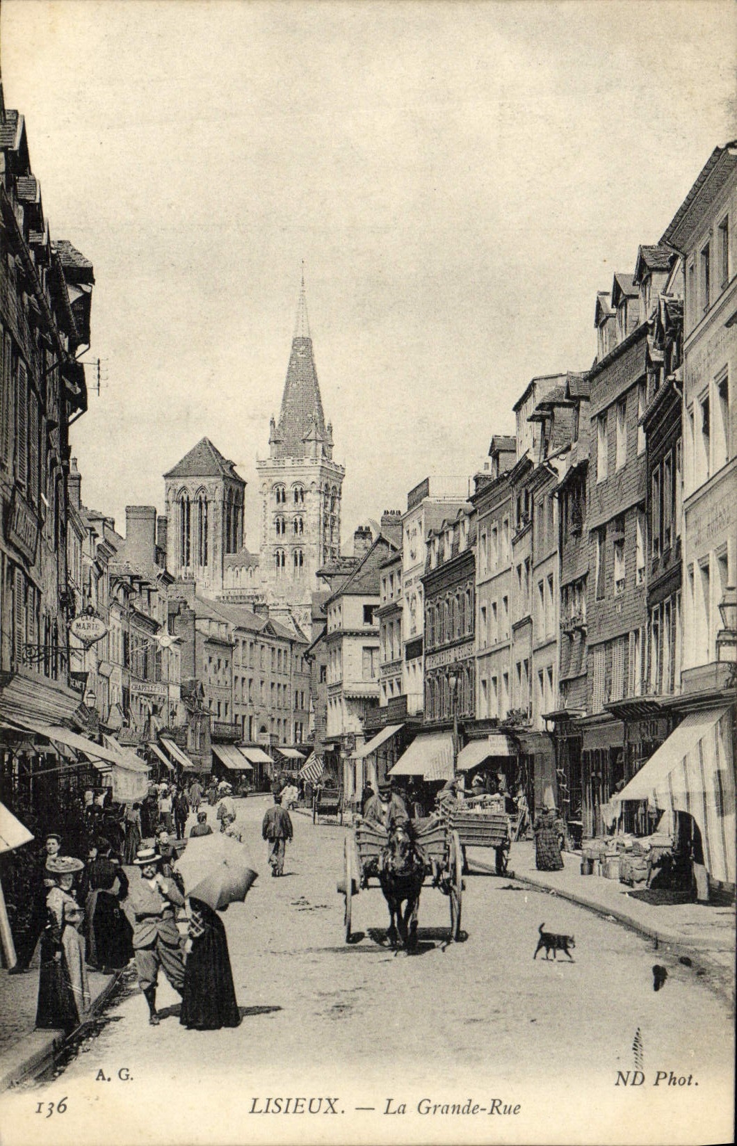 Lisieux — La Grande-Rue — A.G. ND Phot. n°136