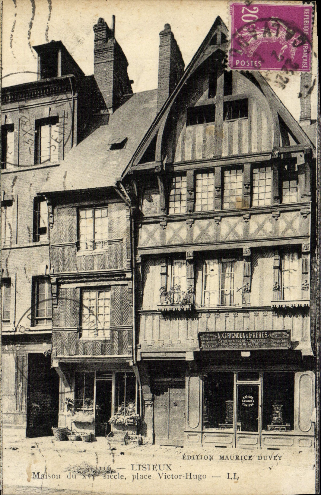 Maison du XVIe siècle, place Victor-Hugo — LTSIEUX — ÉDITION MAURICE DUVÉY