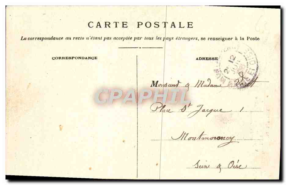 Lisieux — La Rue aux Févres, vieilles maisons des XIVe et XVe siècles — Éditeur Frédéricard, n° 11 — Verso