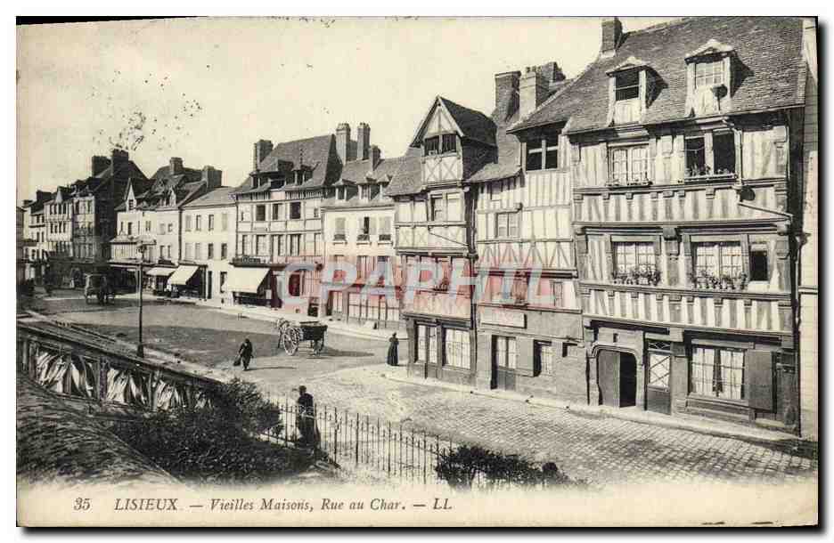 Lisieux — Vieilles Maisons, Rue au Char — LL
