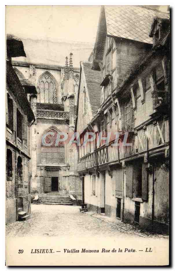 Lisieux — Vieilles Maisons Rue de la Pâtre — LL