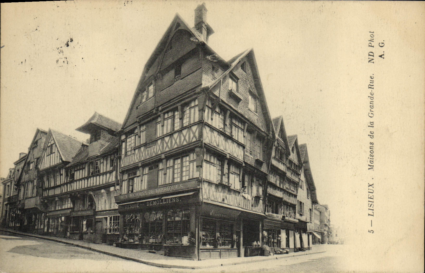 Maison de la Grande-Rue à Lisieux — éditeur A.G. — n°5