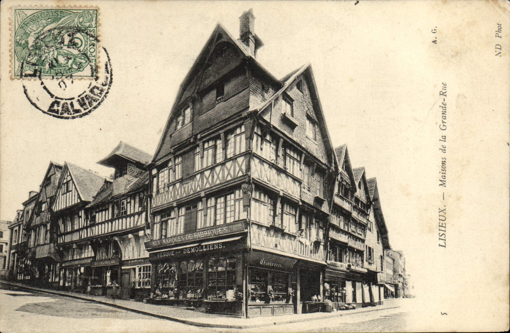 Lisieux — Maisons de la Grande-Rue — A.G. ND phot