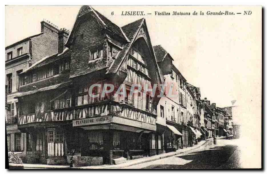 Lisieux — Vieilles Maisons de la Grande-Rue — Imp. Letellier