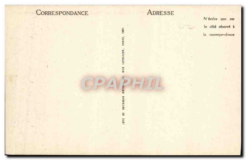 Lisieux — Vieilles Maisons de la Grande-Rue — Imp. Letellier — Verso