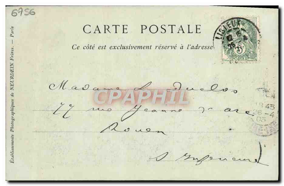 CPA Lisieux Vue generale — Rückseite