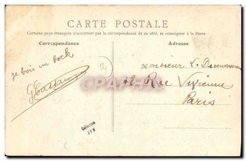 Luc-sur-Mer — Château de Mathan — B. F., PARIS — Rückseite