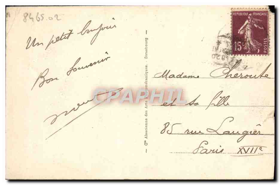 LUC-sur-MER - Les Falaises — éditeur : 17 — Verso