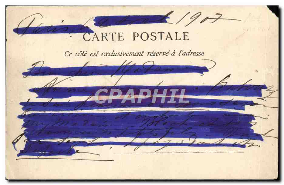 CPA Luc Sur mer rue de la plage — Verso