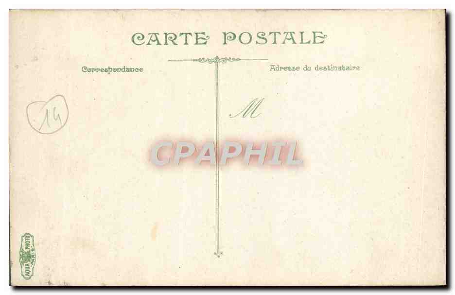 CPA Luc Sur mer rla rue du grand orient l'hotel des Familles  — Verso