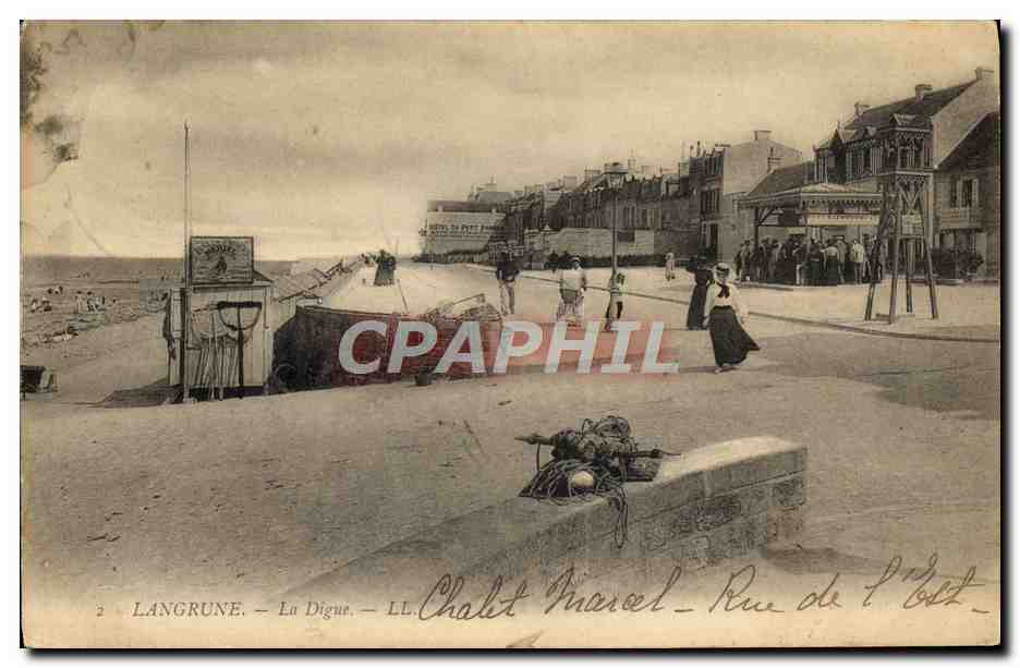 CPA Luc sur mer sur la digue