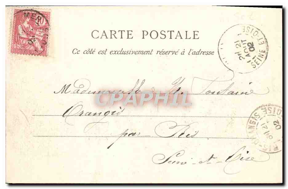 CPA Lion sur mer chalets sur la promenade — Verso