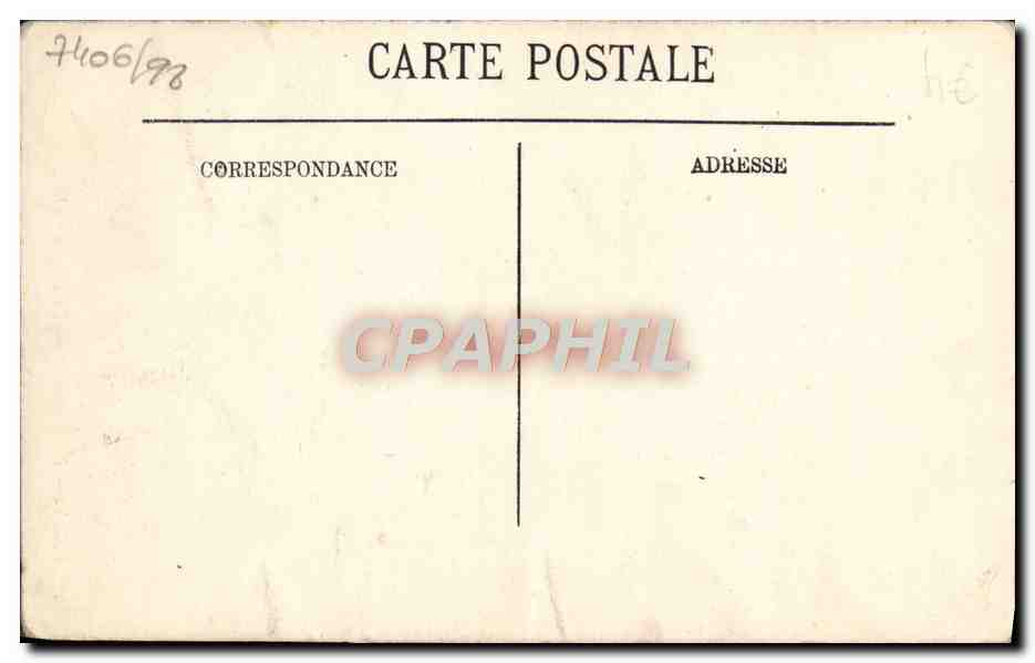 CPA Caen Le monument des enfants du Calvados — Verso