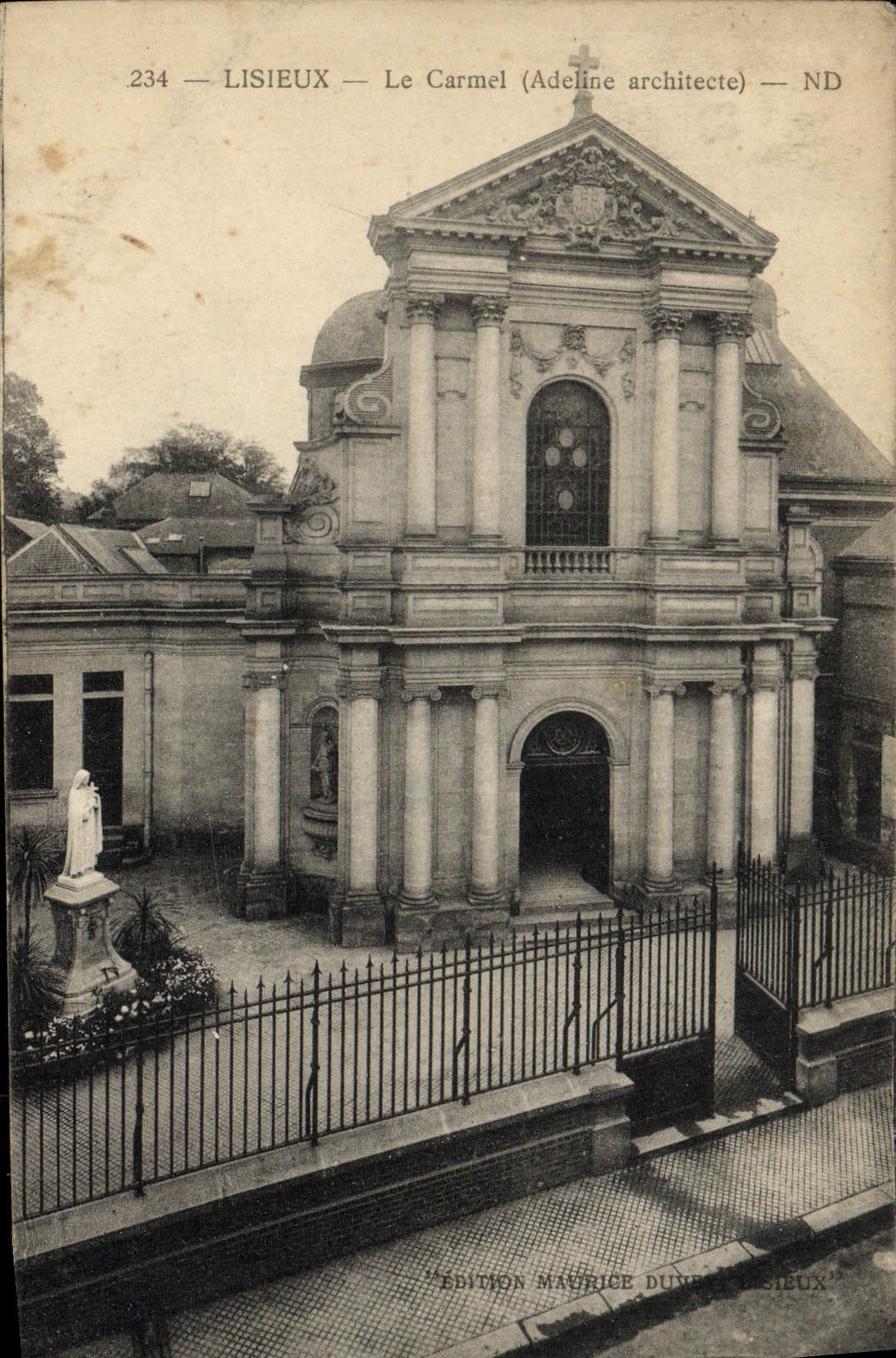 Lisieux — Le Carmel (Adeline architecte) — Édition Maurice Dumez Lisieux