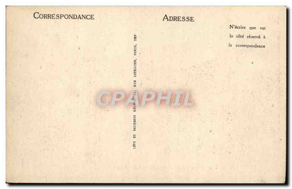 CPA Lisieux l'Ancien eveche et l'hotel des postes — Verso