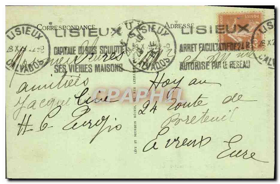 Lisieux — The Theatre — LL — Back