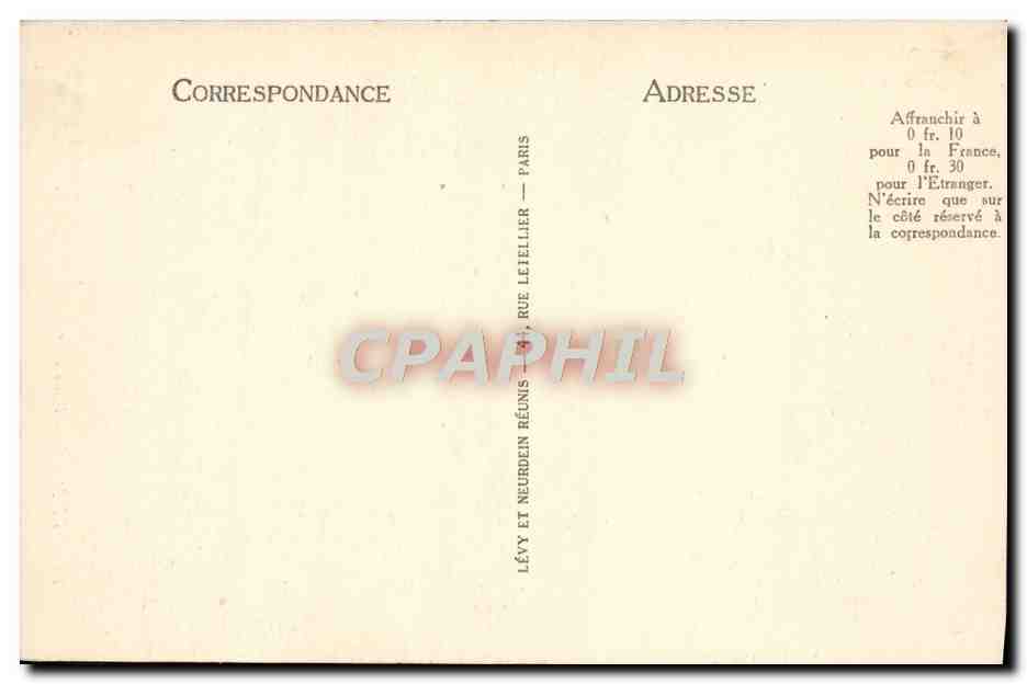 CPA Lisieux cour de charlotte corday — Rückseite