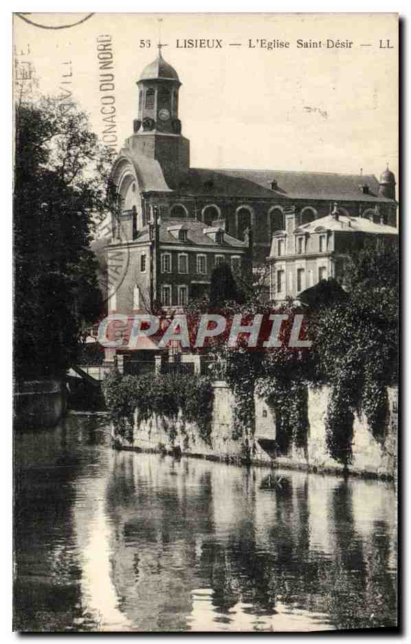 Lisieux — L'Église Saint-Désir — éditeur Monaco du Nord, n° 55