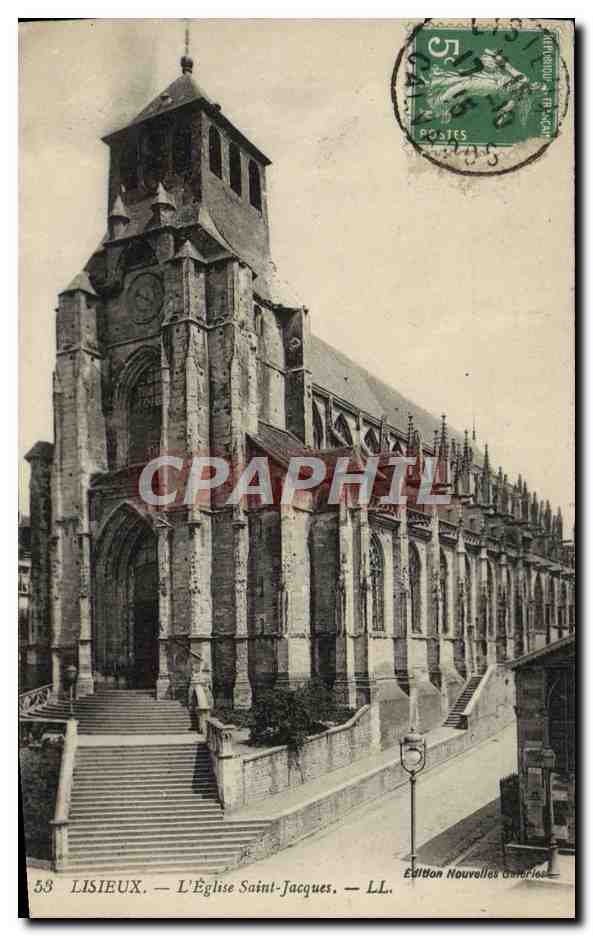 Lisieux — L'Église Saint-Jacques — Édition Nouvelles Galeries