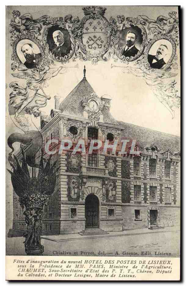 Hotel delle Poste di Lisieux — Inaugurazione — A. Grente, Edit. Lisieux