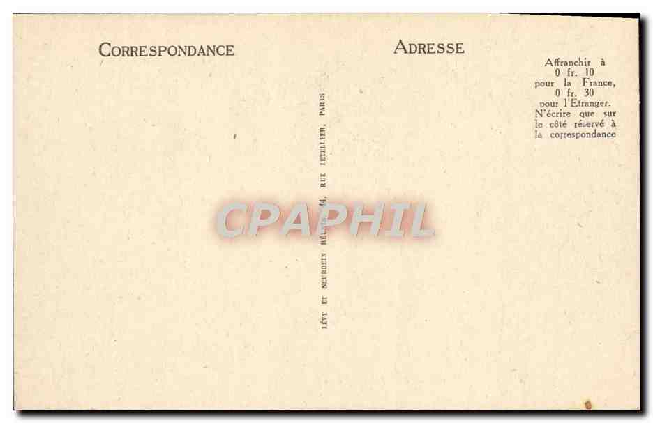Lisieux - Pharmacie Bidet (XVI s.) - Edition Maurice Duvey — Rückseite