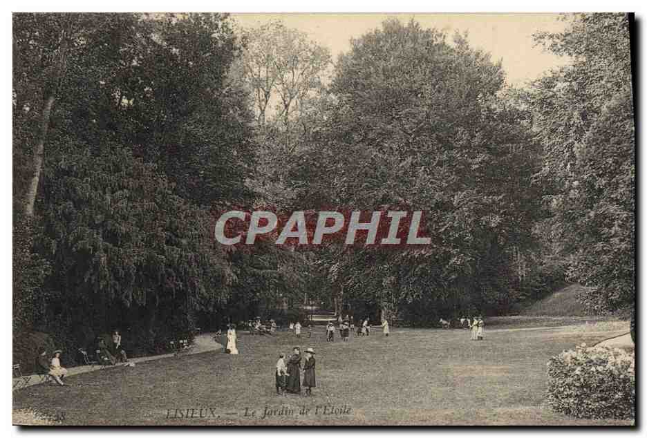 CPA Lisieux Le Jardin de L'Etoile 