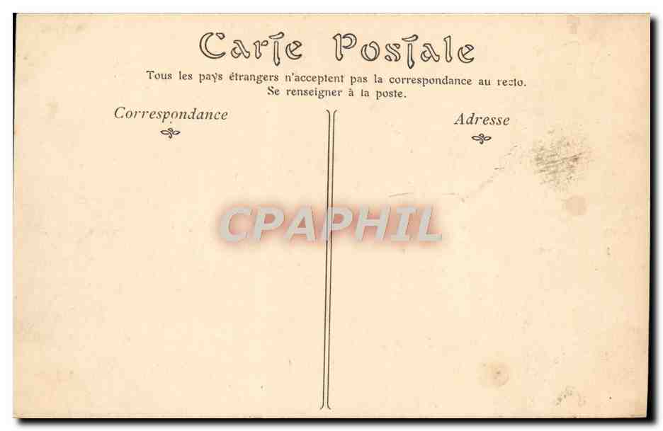 CPA Lisieux Le Jardin de L'Etoile  — Verso
