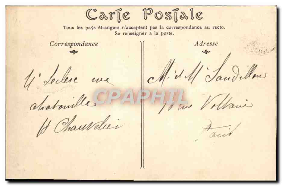 CPA Lisieux Le Jardin de L'Etoile  — Rückseite