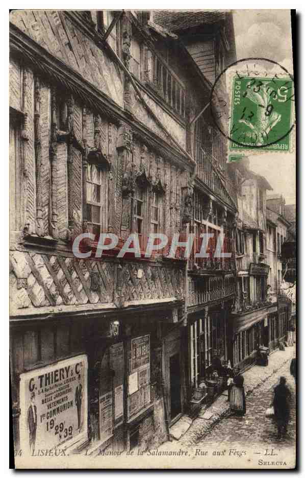 Lisieux — La Maison de la Salamandre, Rue aux Fèves — Édition Artistique Selecia