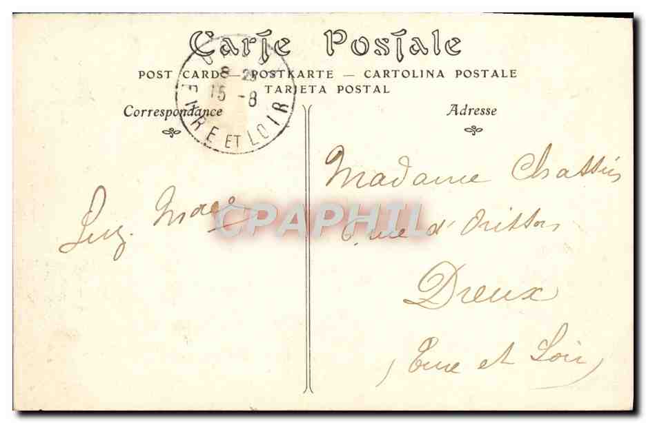 Lisieux — Manoir de la Salamandre — A. O. éditeur, n°4 — Verso