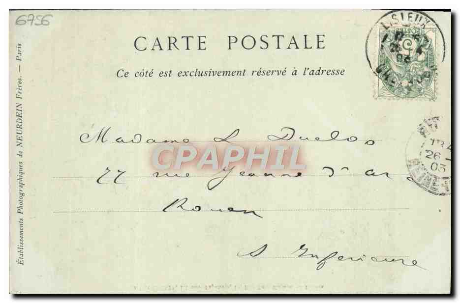 Lisieux — Manoir de la Salamandre — Albert Ghente, Librairie-Papeterie, 10, Rue Pont-Mortin — Reverso