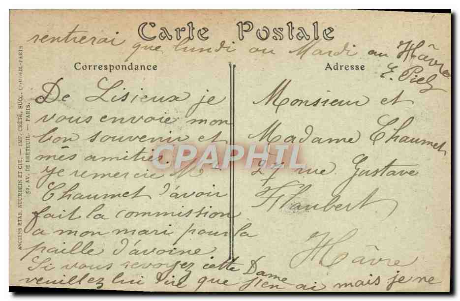 Lisieux — Plaza de la República, el Mercado de Caballos — ND Phot, n°153 — Reverso