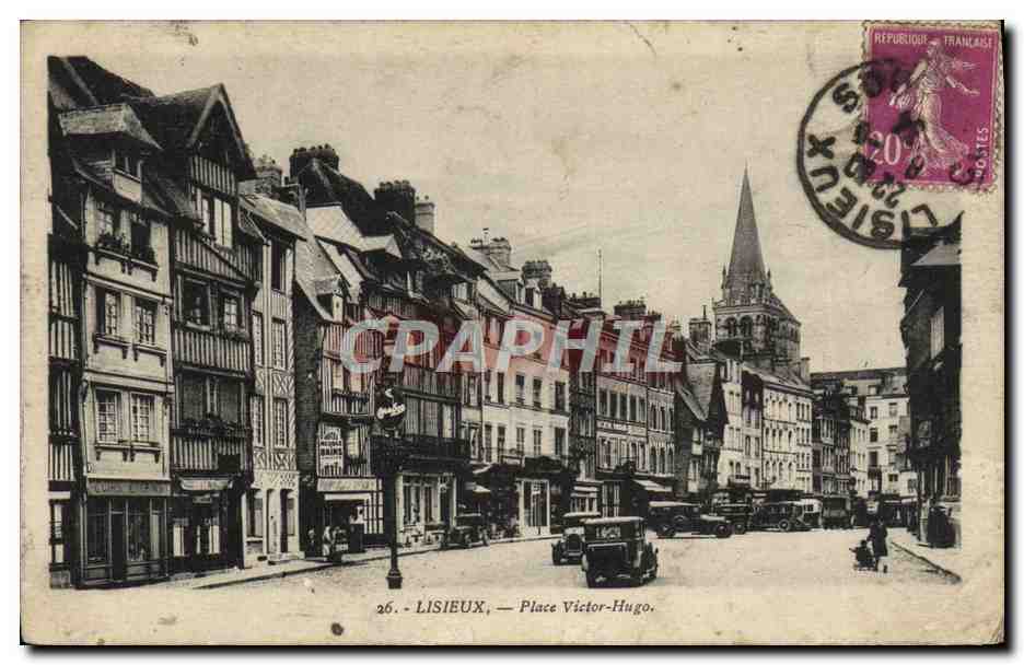 CPA Lisieux Place Victor Hugo