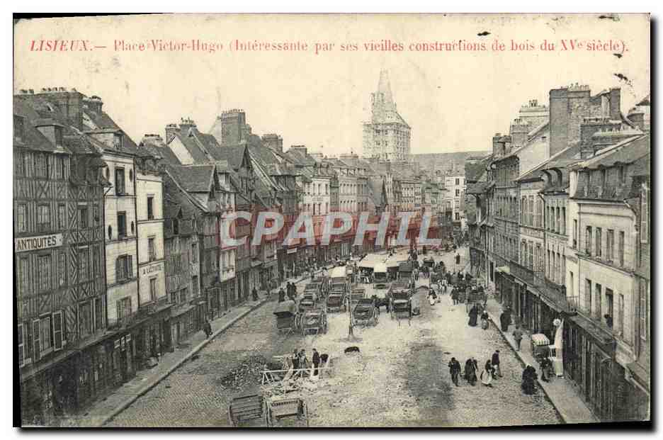 CPA Lisieux Place Victor Hugo