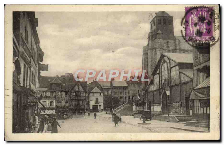Lisieux — Place du Marché au Beurre — éditeur anonyme, n° 65