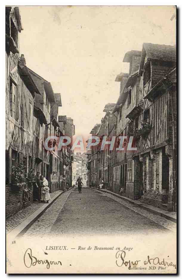 Lisieux — Rue de Beaumont en Ange — Popo et Adrien