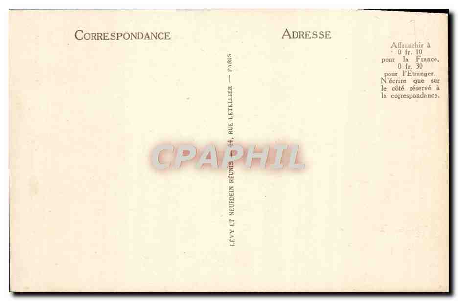 Lisieux - Ansicht der Straße der Bohnen — Verlag Maurice Duvay, Lisieux, Nr. 35 — Rückseite