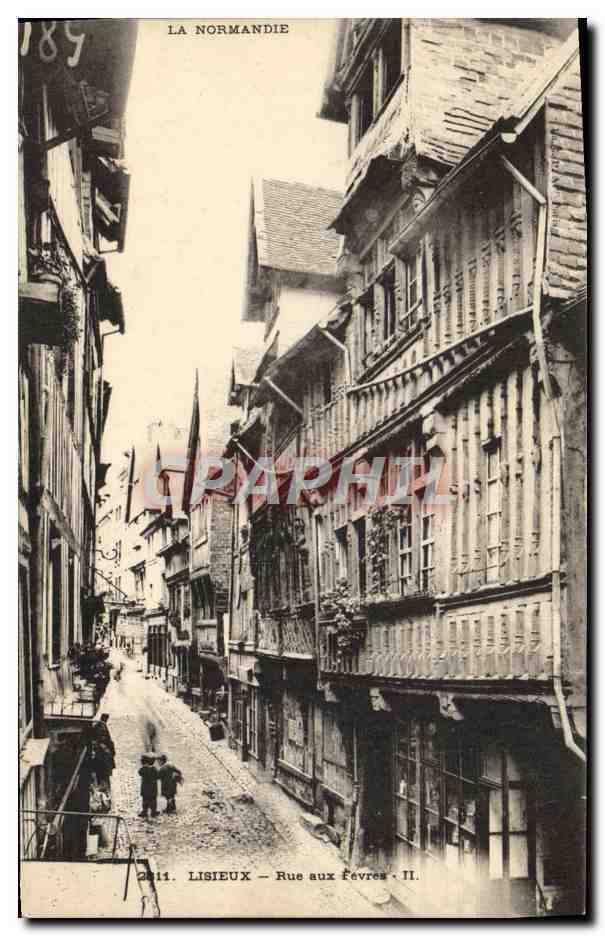 CPA Lisieux Rue aux Fevres 
