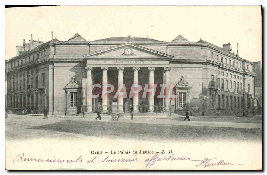 CPA Caen Le Palais de Justice 