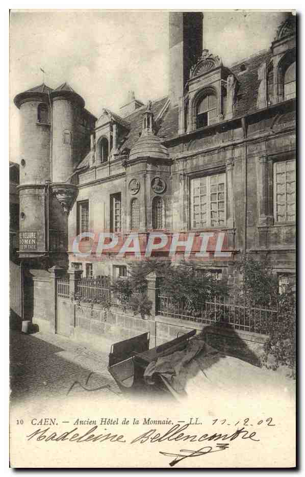 CPA Caen Ancien Hotel de la Monnaie 