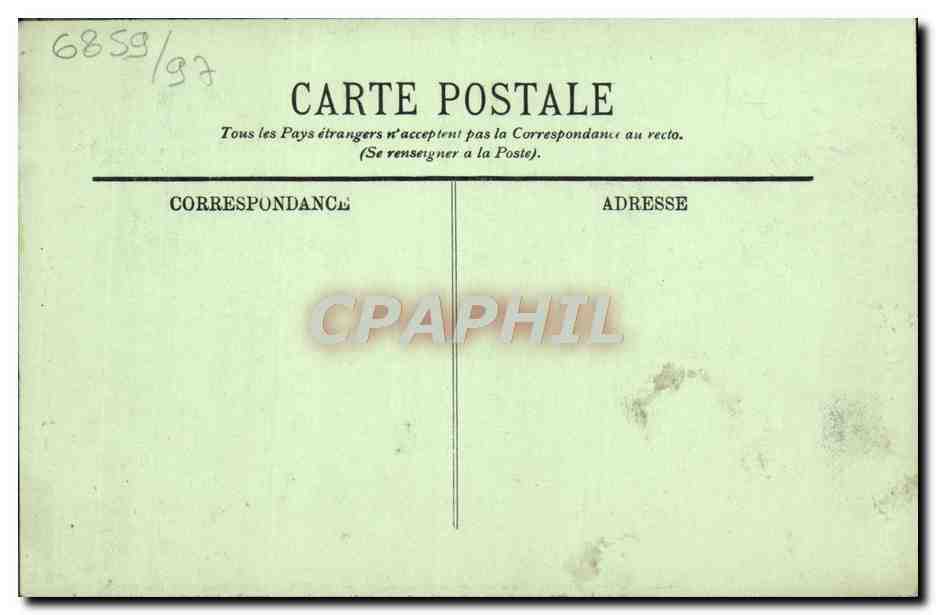 CPA Caen Porte du Chateau Soldats Militaria  — Rückseite