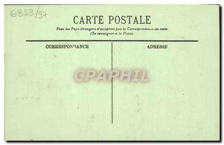 CPA Caen La Caserne du Chateau Vue de Saint Pierre  — Rückseite